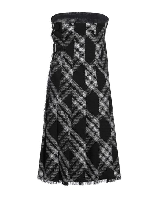 Burberry Black Midi-Kleid