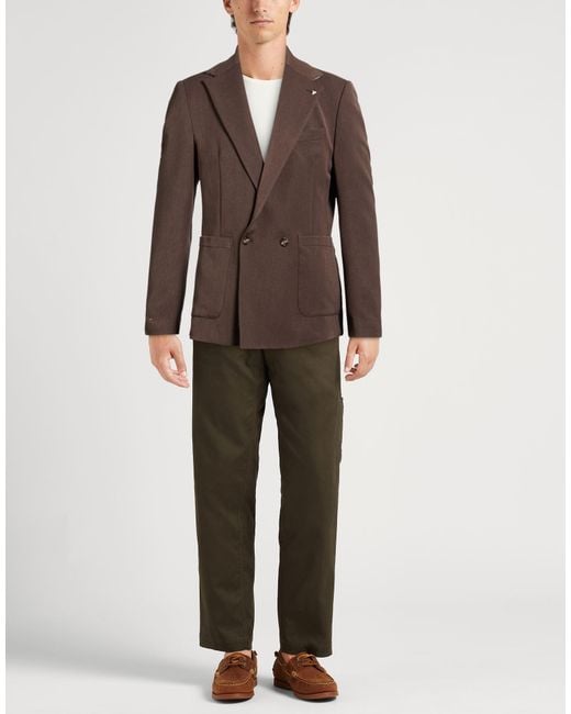 Berna Brown Blazer for men