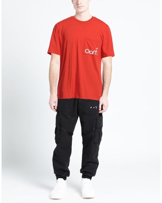 OAMC Red T-shirt for men