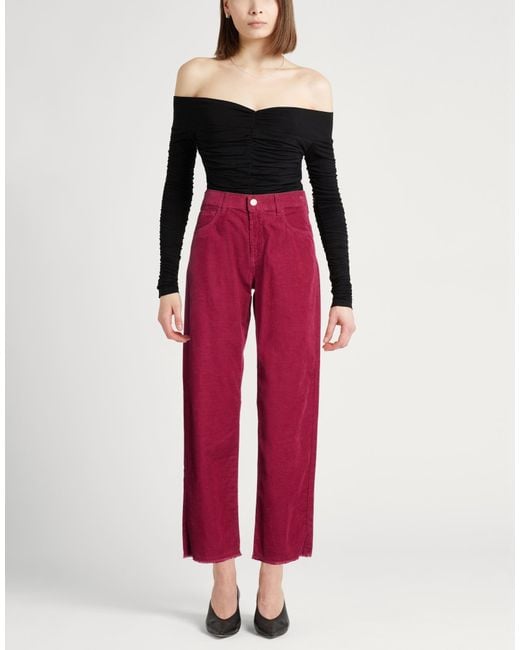 Massimo Alba Red Pants