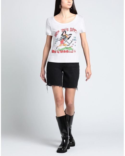 DSquared² White T-Shirt Cotton