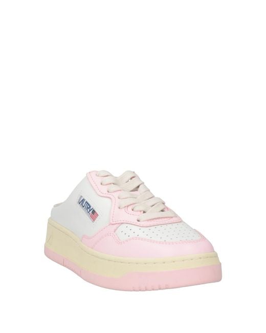 Autry Pink Sneakers Leather