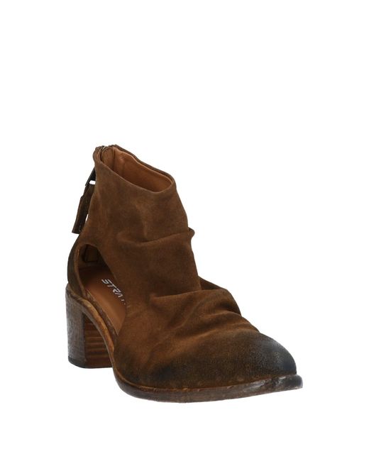 Strategia Brown Tan Ankle Boots Soft Leather