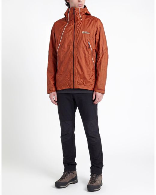 Jack Wolfskin Orange Jacket for men