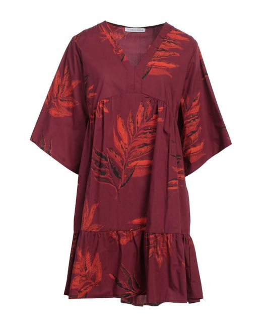 Caractere Red Mini-Kleid