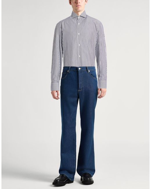 Brunello Cucinelli Blue Shirt for men