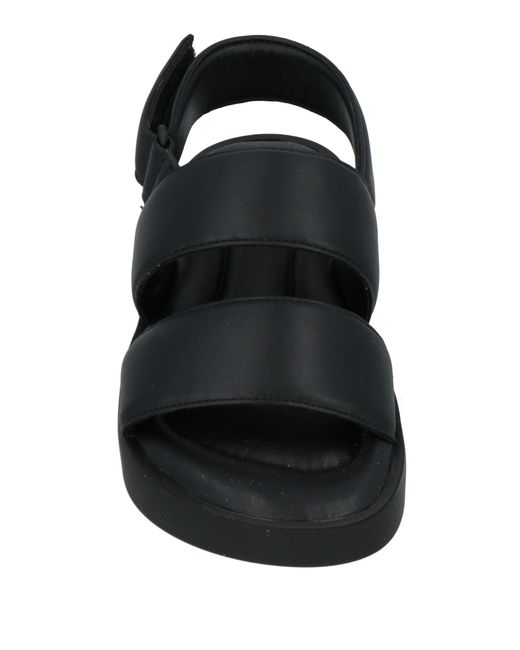 Inuikii Black Sandals Textile Fibers