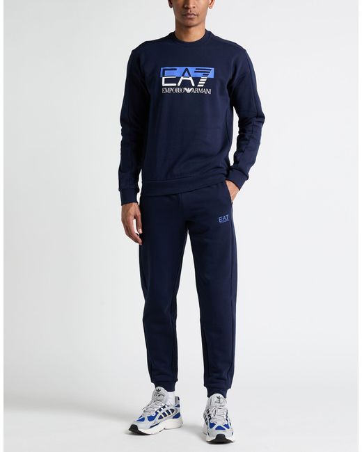 EA7 Blue Tracksuits for men