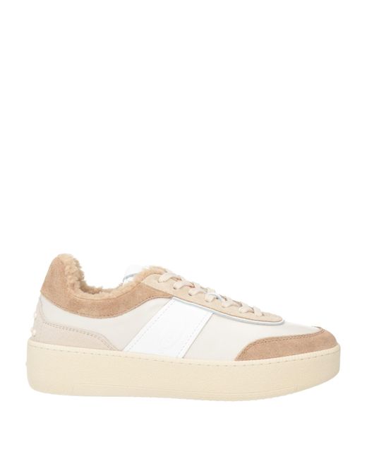 Tod's Natural Sneakers Leather