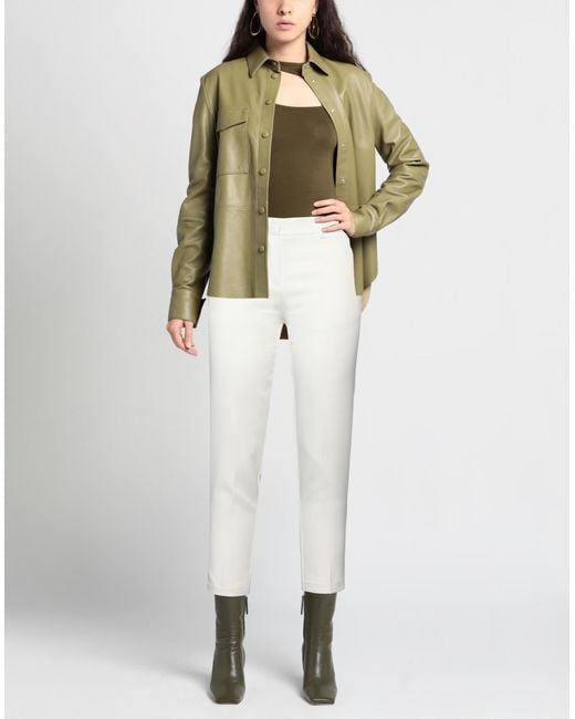 Toy G. White Pants Polyester, Elastane
