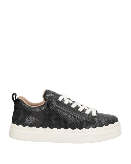 Chloé Black Sneakers Sheepskin