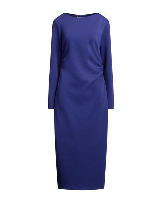 MEIMEIJ Blue Maxi Dress Polyester, Elastane