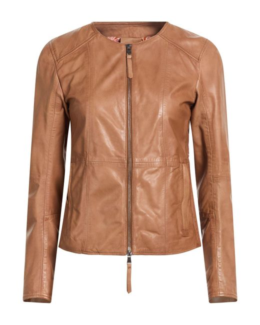 Bully Brown Jacket Leather