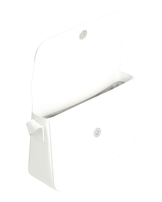 Karl Lagerfeld White Cross-Body Bags
