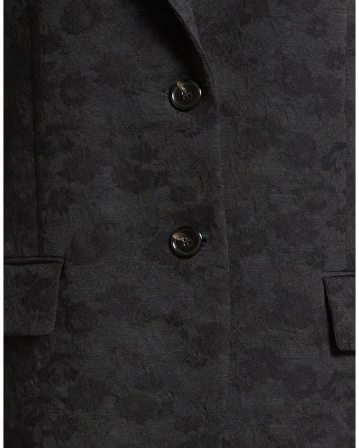 MSGM Black Blazer Polyester, Cotton