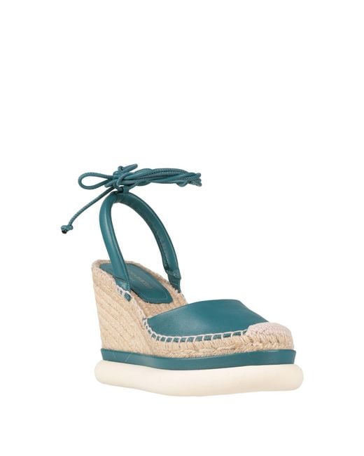 Paloma Barceló Blue Lexi Deep Espadrilles Leather