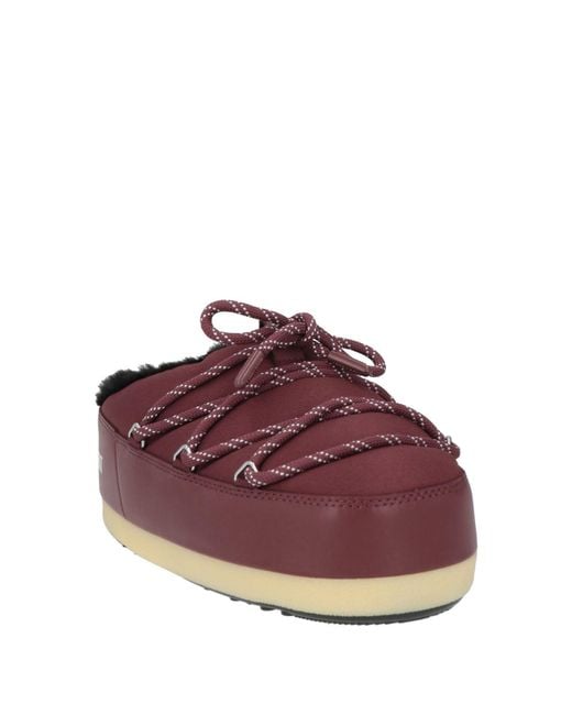 Moon Boot Red Mules & Clogs