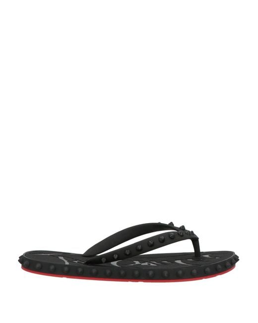 Christian Louboutin White Thong Sandal