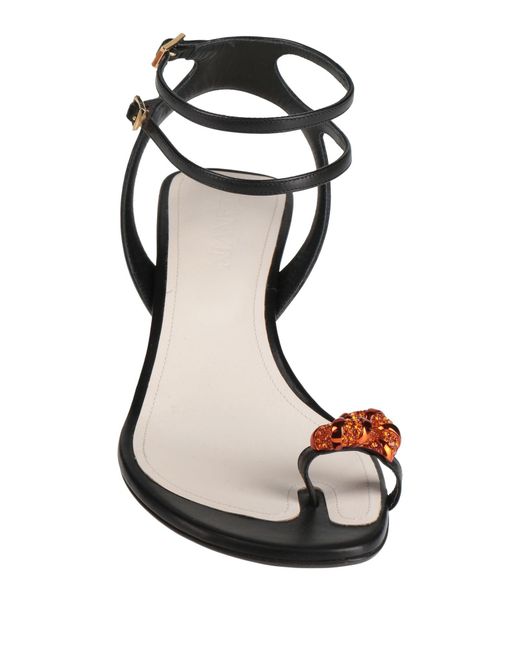 Lanvin White Thong Sandal