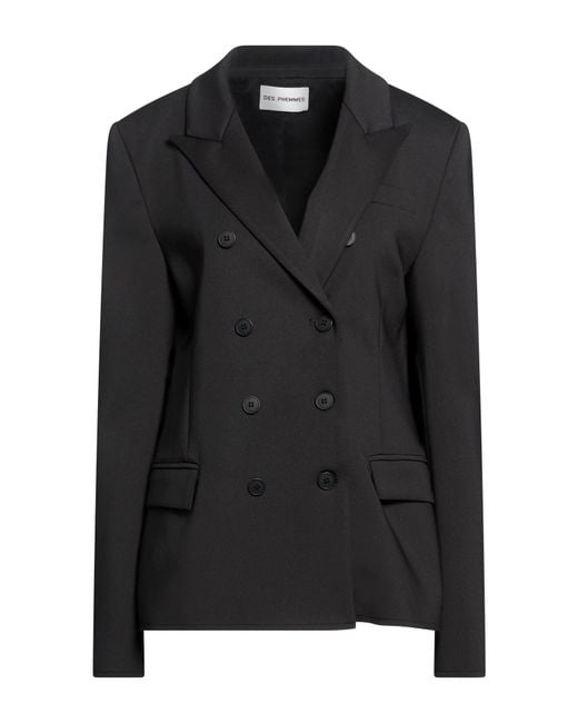 DES_PHEMMES Black Blazer Polyester, Elastane