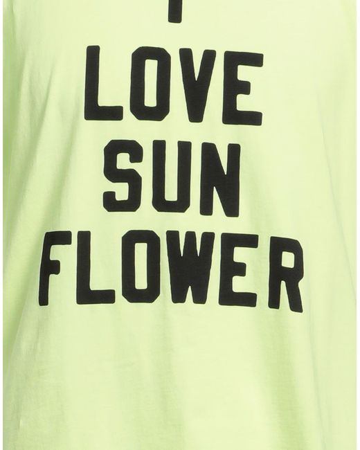 Camiseta sunflower de hombre de color Green