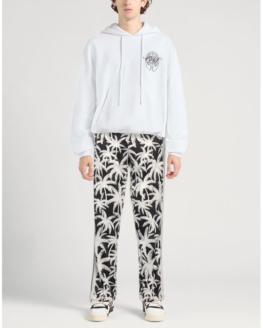 Palm Angels White Trouser for men