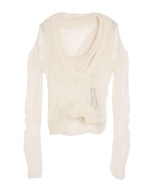 Rick Owens White Jumper for men