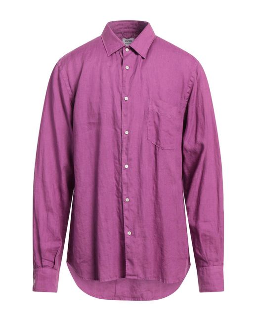 Aspesi Purple Shirt for men