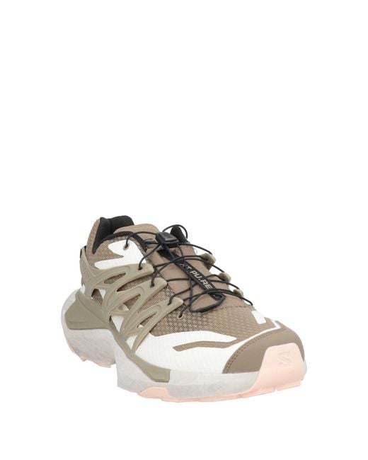 Salomon Gray Advanced Taupe Sneakers Textile Fibers for men