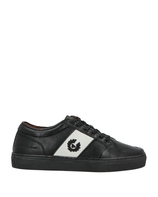 Belstaff Black Sneakers Leather for men