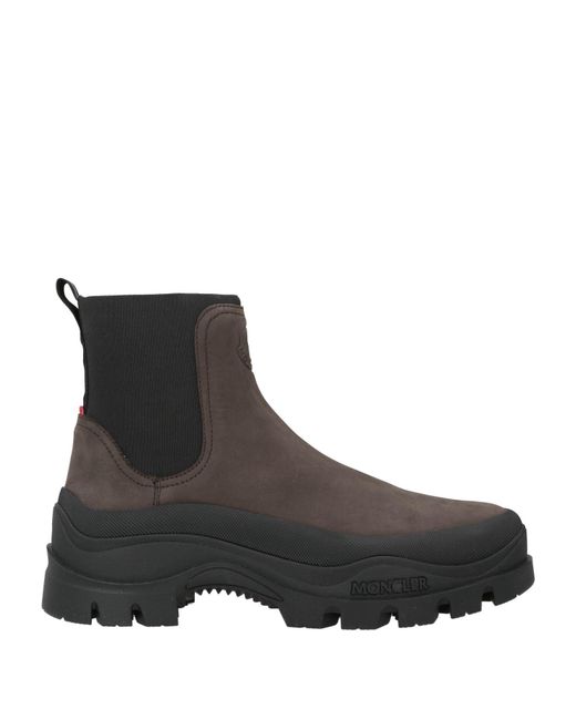 Moncler Black Ankle Boots for men
