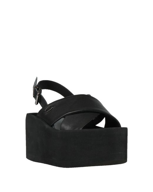 Alberto Guardiani Black Sandals