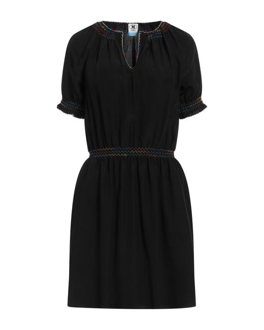 M Missoni Black Mini-Kleid