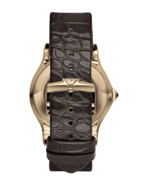 Emporio Armani Armbanduhr in Brown für Herren