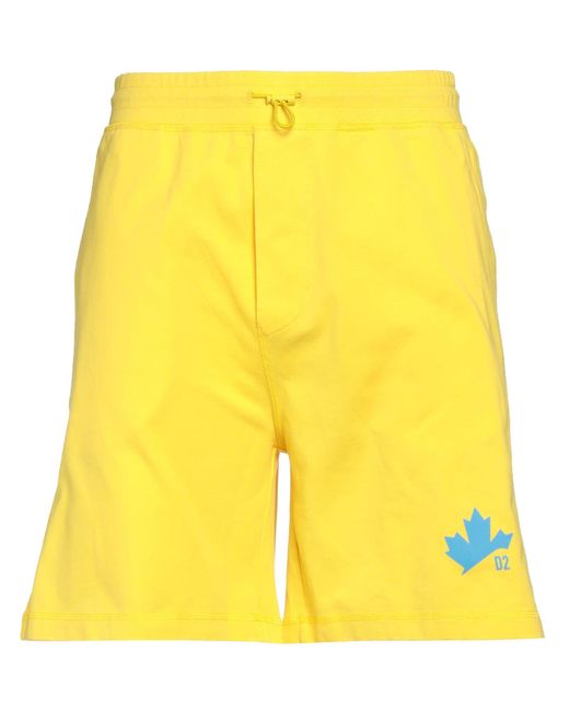 DSquared² Yellow Shorts & Bermuda Shorts for men