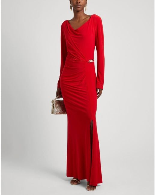 Joseph Ribkoff Maxi Dress Polyester Elastane in Red Lyst UK