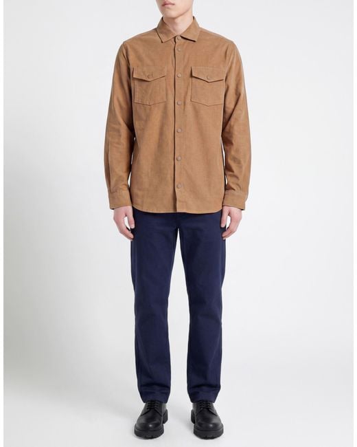 Moorer Brown Shirt for men