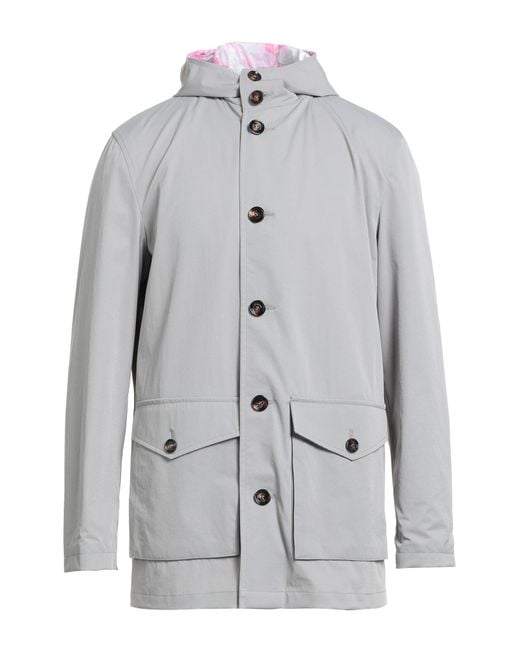 KIRED Gray Jacket Polyamide, Elastane for men