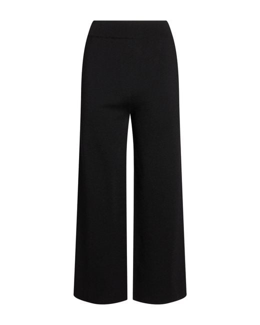 Alpha Studio Black Pants Merino Wool