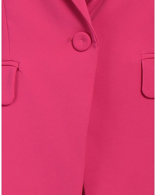 Relish Pink Fuchsia Blazer Polyester, Elastane