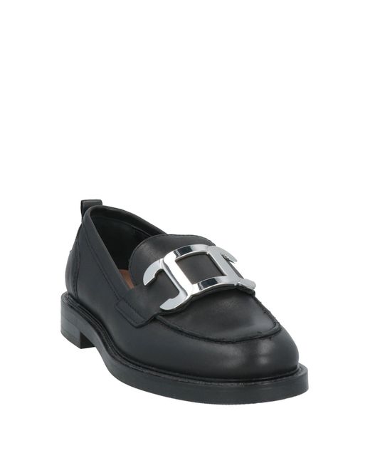Carmens Black Loafers Leather