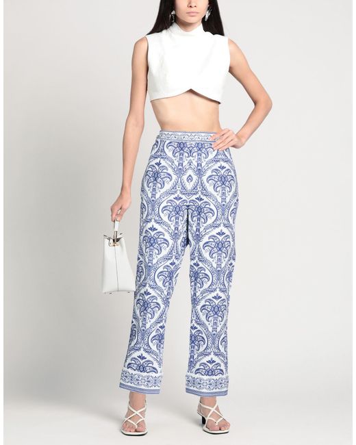 Farm Rio Blue Pants