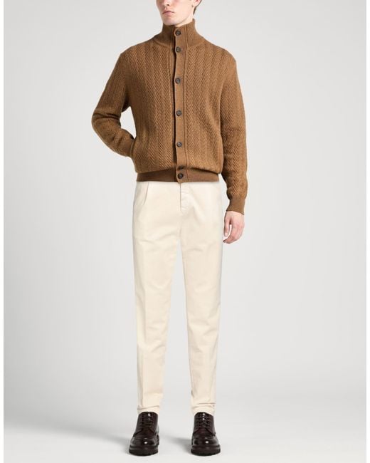 Fedeli Natural Pants Cotton, Cashmere, Elastane for men