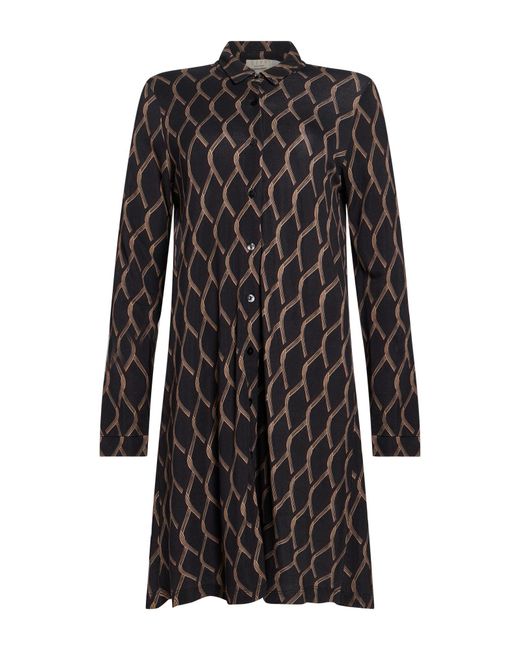 Siyu Black Mini Dress Viscose