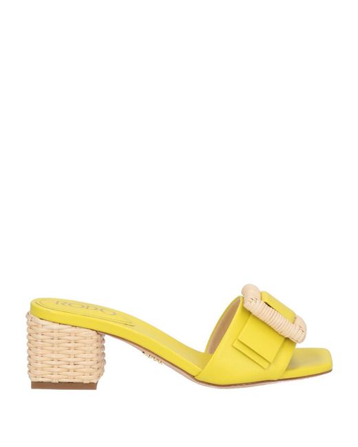 Rodo Yellow Sandals