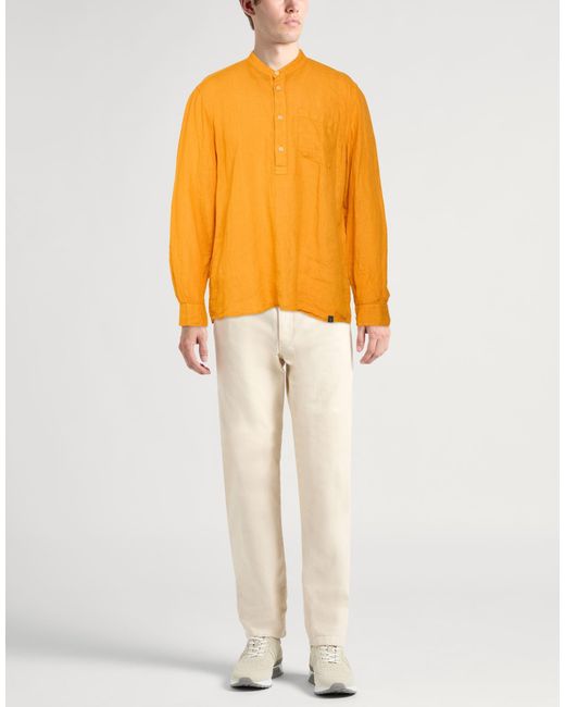 Fay Orange Shirt for men