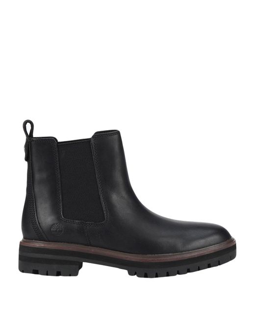 timberland black ankle boots