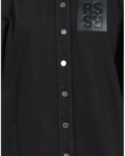 Raf Simons Black Denim Shirt