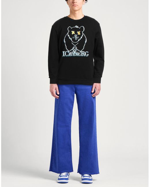 Sudadera Iceberg de hombre de color Black