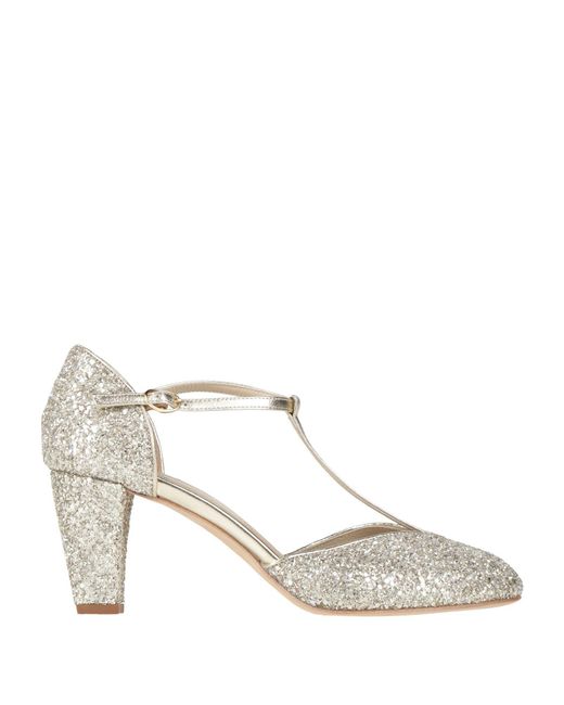 Anniel White Pumps Leather